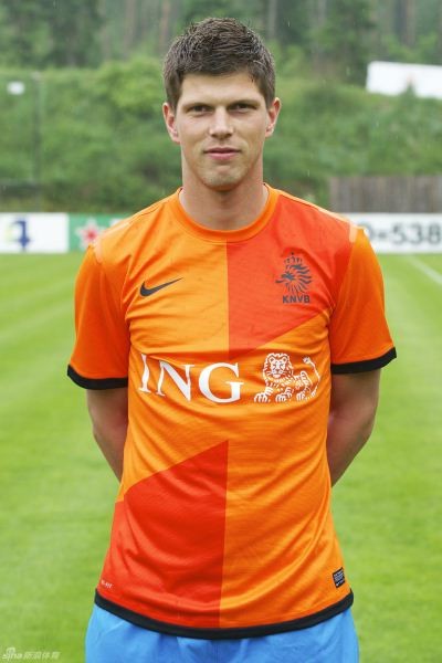Tiền đạo Klaas-Jan Huntelaar - chân sút nguy hiểm nhất của ĐT Hà Lan với 31 bàn thắng sau 52 trận ra sân